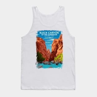 Black Canyon of the Gunnison National Park Travel Poster Tank Top